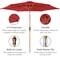 Best Choice Products 10ft Outdoor Woodgrain Pattern Steel Market Patio Umbrella w/ Crank, Tilt